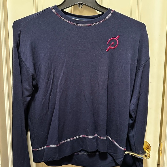 Peloton Navy Lounge Wear with Pink Stitching - Picture 1 of 3